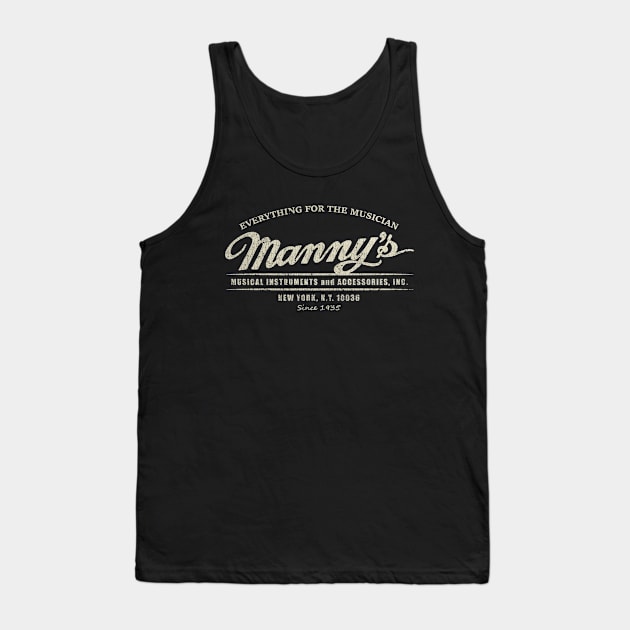 Manny's Music 1935 Vintage Tank Top by Jazz In The Gardens